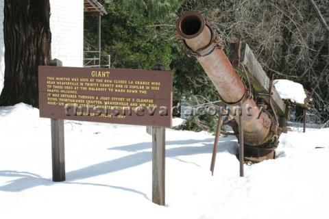 Hydraulic Mining Equipment at Malakoff Diggins