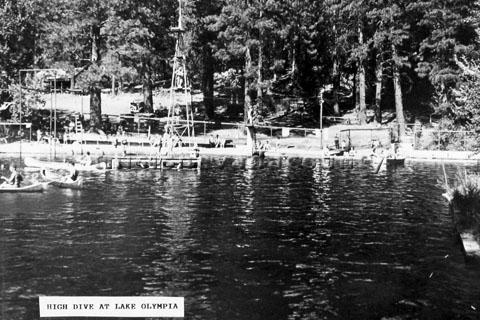 High Dive at Lake Olympia