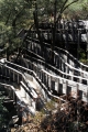 Switchback walkway on the Independence Trail